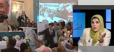 بالفيديو.. مذيعة تعترض وترفض بث مؤتمر حمدين المباشر أثناء برنامجها