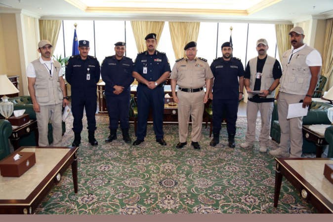 الفريق الفهد متوسطا المكرمين﻿
