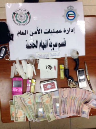 المخدرات التي كشفت عنها المخالفة﻿