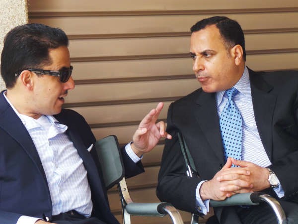 السفير جمال الغنيم والشيخ داحمد ناصر المحمد﻿