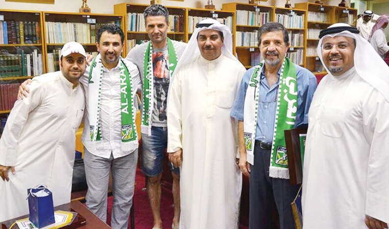 الكاظمي وروماو في الحفل ﻿