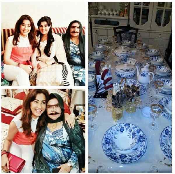 صورة: وليمة عشاء فاخرة في الامارات على شرف لطيفة