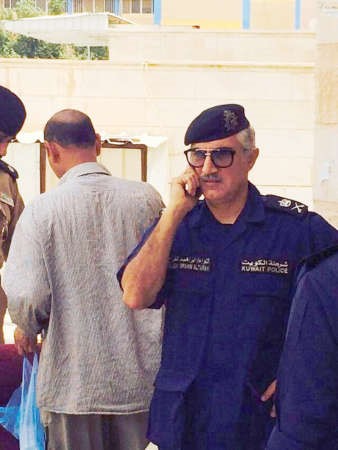 مدير امن الجهراء تواجد في موقع البلاغ ﻿