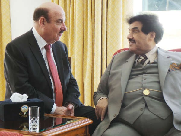 سمو الشيخ ناصر المحمد وحديث مع جورج حلاق
