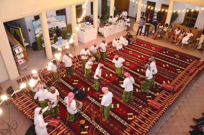 فن اصيل بين جدران حوش القبلية ﻿