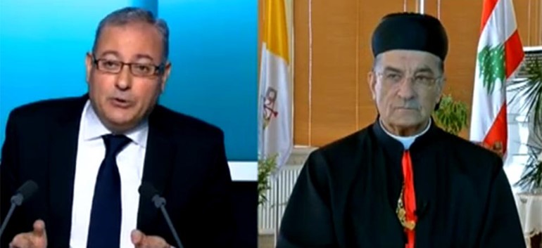 بالفيديو.. البطريرك الراعي يقطع مقابلة مع "فرانس 24" غاضباً وينزع المايكروفون