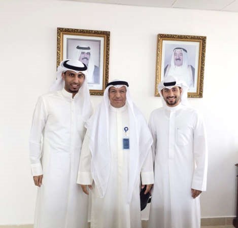 وكيل وزارة التعليم العالي راشد النويهض مستقبلا ممثلي الهيئة التنفيذية 