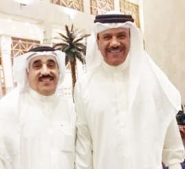 وكيل التلفزيون يوسف مصطفى مع الامين العام للمجلس دعبداللطيف الزياني ﻿