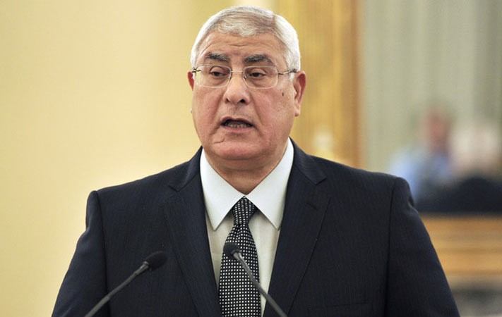 الرئيس المصري المؤقت عدلي منصور