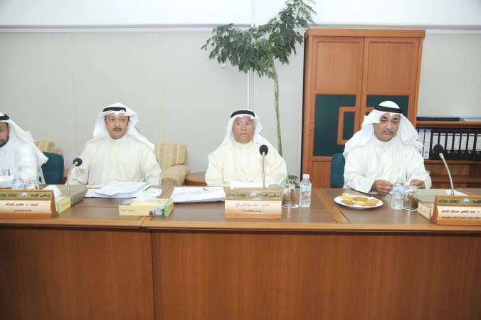 د عبدالمحسن المدعج وصالح الفلاح اثناء الاجتماع