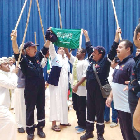 جانب من الاحتفال الذي اقامه مركز العون فى جدة﻿