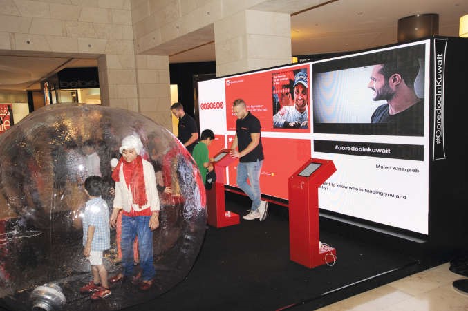 Ooredoo تلتقي بعملائها في المجمعات التجارية