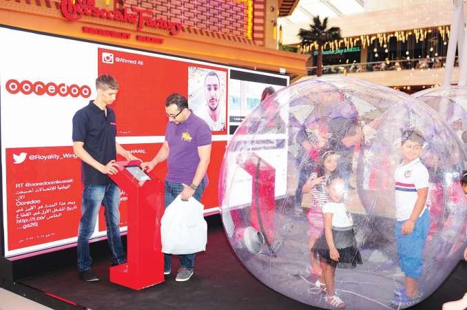 Ooredoo تلتقي بعملائها في المجمعات التجارية
