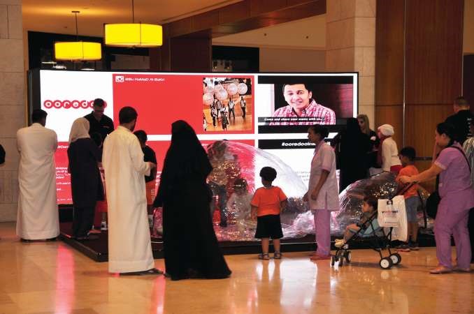 Ooredoo تلتقي بعملائها في المجمعات التجارية