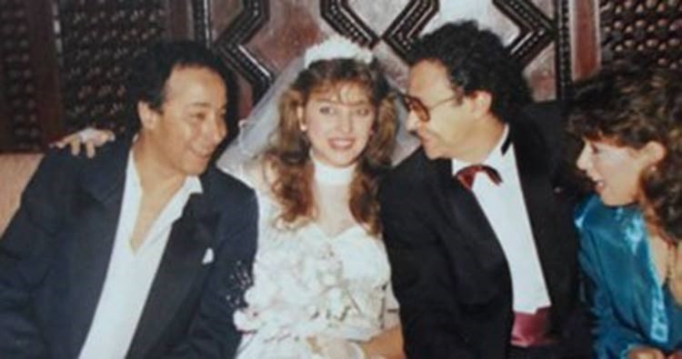مراد منير ينشر صورة زفافه مع الراحلة فايزة كمال