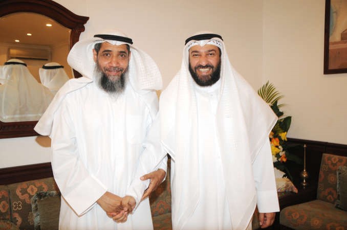 الجيران يستقبل وزير النفط دعلي العمير محمد خلوصي
