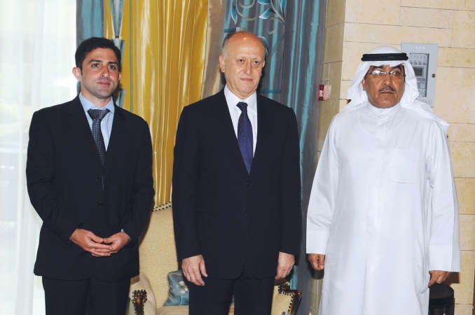 الوزير ريفي ومدير التحرير الزميل محمد الحسيني