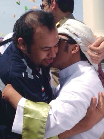 ترحيب بحرارة