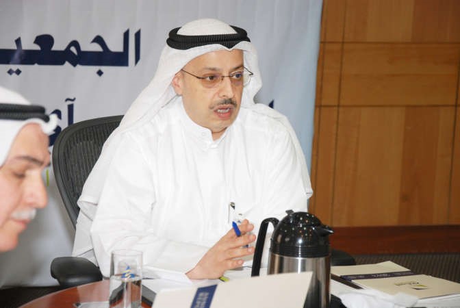 فواز الاحمد اثناء اجتماع العمومية