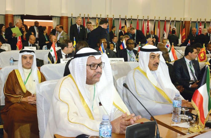 الشيخ صباح الخالد مترئسا وفد الكويت بالمؤتمر الوزاري لعدم الانحياز