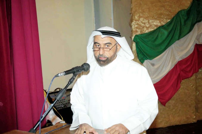 دعبدالله الكندري يلقي كلمته 