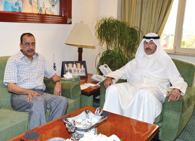 الشيخ فواز الخالد مستقبلا دعبداللطيف السهلي