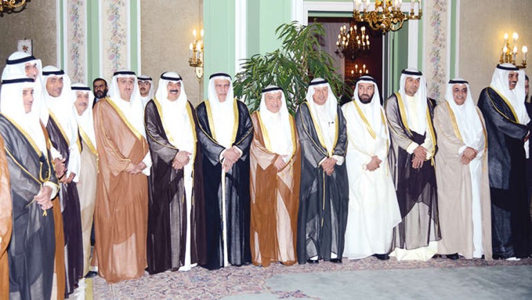 الوفد الرسمي المرافق لصاحب السمو الامير الشيخ صباح الاحمد على هامش المباحثات الرسمية الثنائية﻿