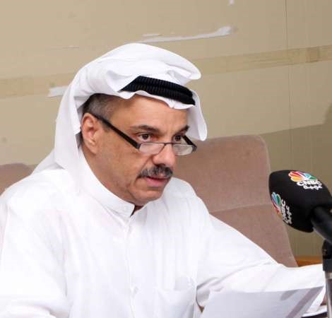 حامد الصانع متحدثا خلال الجمعية العمومية 	محمد هاشم﻿