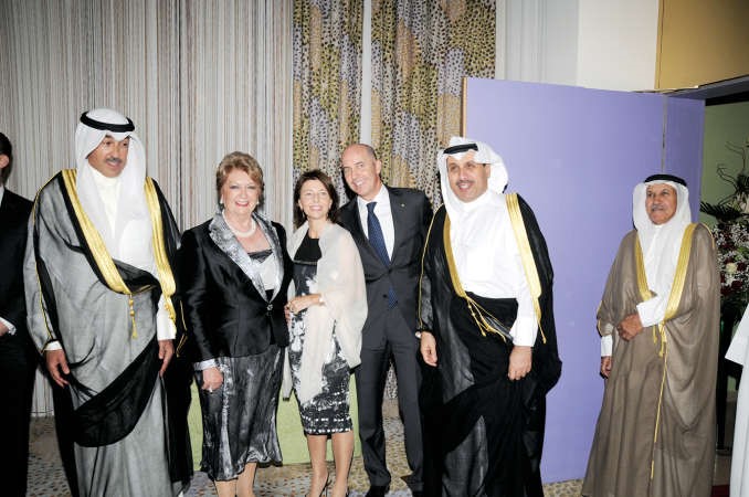 الشيخ حمد جابر العلي مشاركا في الاحتفال بالعيد الوطني الايطالي انور الكندري
