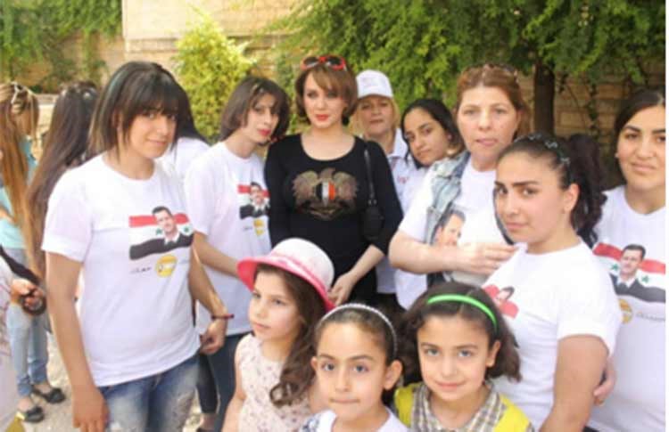 بالفيديو والصور.. جورج وسوف منتخباً الأسد: بشار يشرفنا.. وتعرف على قائمة الفنانين التي صوتت للأسد