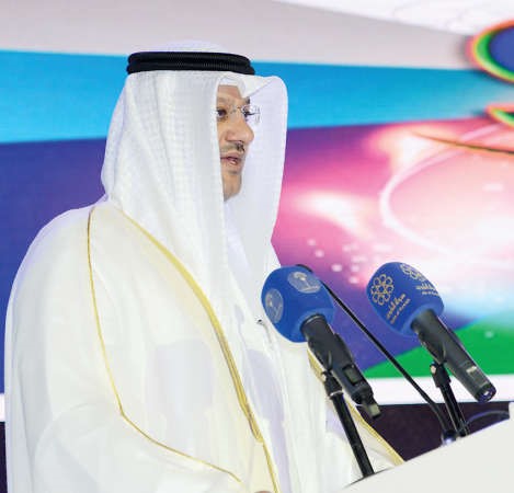 دعلي العبيدي يلقي كلمته 