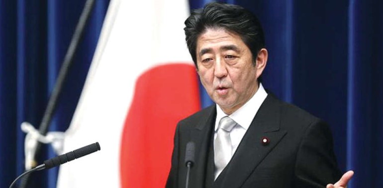 رئيس وزراء اليابان شينزو ابي﻿
