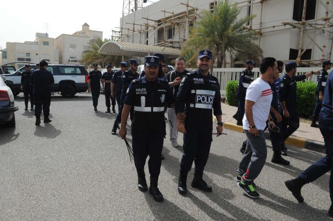 الحملة شملت 7 مناطق بمشاركة 250 ضابطا وضابط صف ﻿