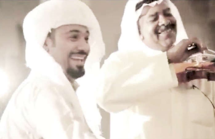 الفنان احمد الفرج مشاركا في التصوير