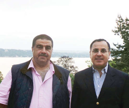السفير جمال الغنيم واحمد اسماعيل بهبهاني﻿