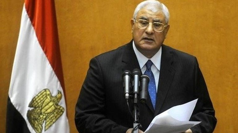 المستشار عدلي منصور