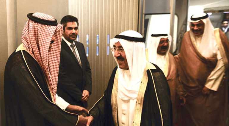 سمو ولي العهد في استقبال صاحب السمو الامير ﻿