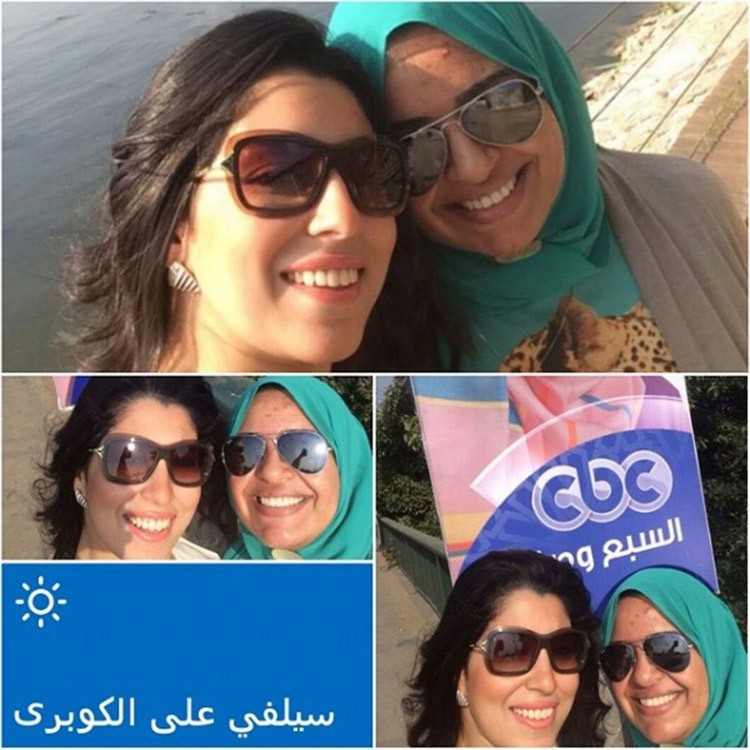 بالصور.. آيتن عامر تقوم بخطوة «مجنونة» على الكوبري من أجل مسلسلها