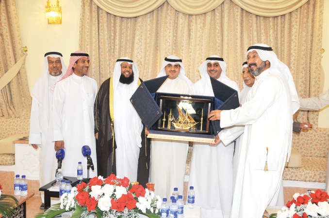 تكريم الشيخ احمد المشعل
