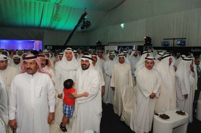 جانب من الناخبين في مقر فجر السعيد
