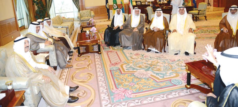 صاحب السمو الامير خلال اللقاء﻿