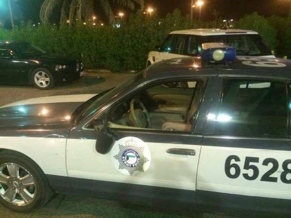 الدورية بعد الاصطدام بها﻿