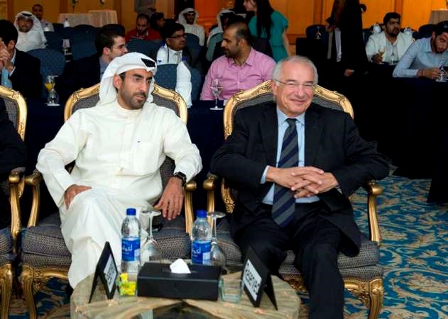 سامر خاناشيت الرئيس التنفيذي لشركة مشاريع الكويت القابضة- كيبكو وفيصل الحمد العضو المنتدب لدى شركة NBK كابيتال