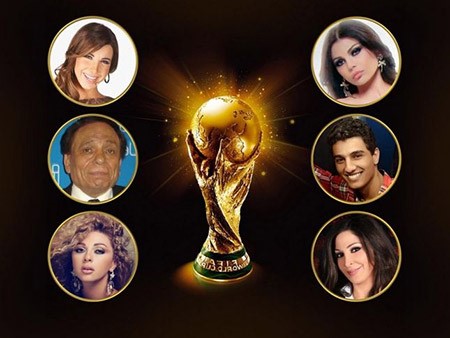من يشجع النجوم في المونديال