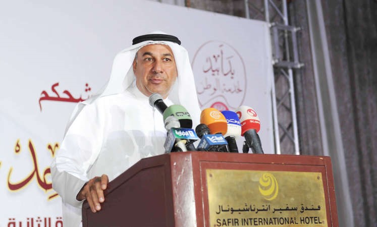 دفيصل الشريفي متحدثا
﻿