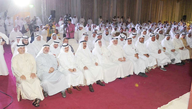 الحضور خلال ندوة المرشح الخلفان
﻿
