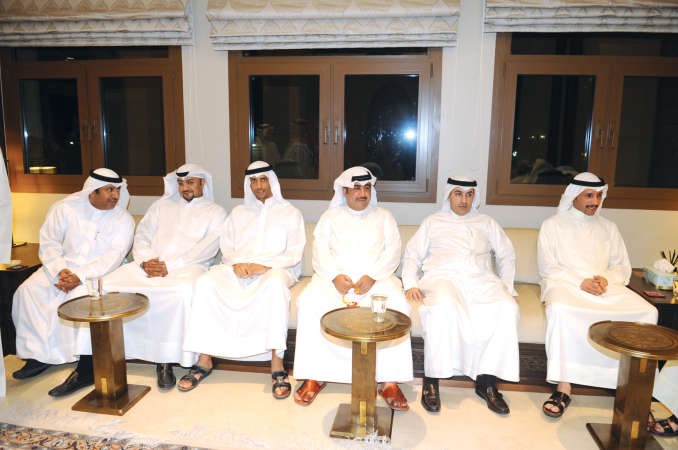 مرزوق الغانم وخالد النصف ودانس الرشيد وخالد الغانم وعبدالله الفوزان ودبدر الملا﻿