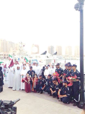 لقطة تذكارية مع فريق رحلة الامل﻿