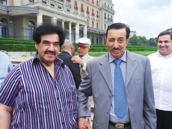 سمو الشيخ ناصر المحمد وحسين الاربش