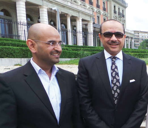 السفير بدر التنيب ودنايف الحجرف